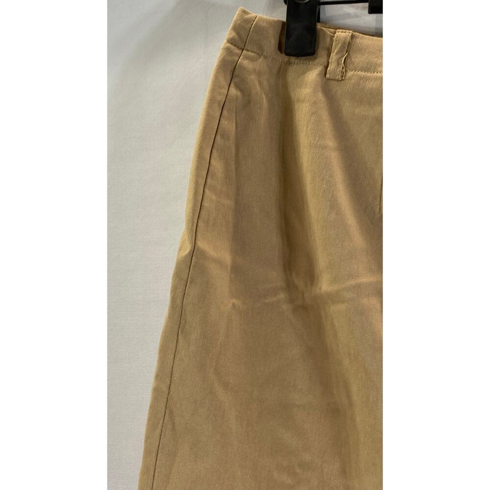 Express Women's Brown Solid Stretch Mini Skirt Sz… - image 3